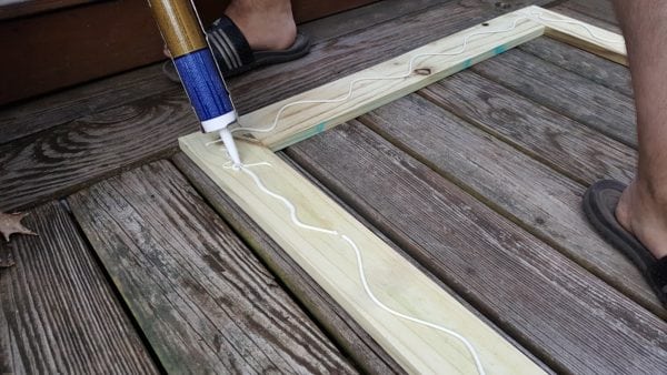 Outdoor Chalkboard Project: Step 3