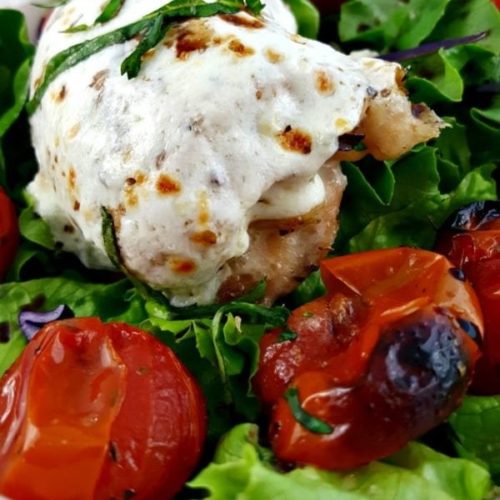 Use garden fresh ingredients for an amazing Sheet Pan Caprese Chicken Dinner