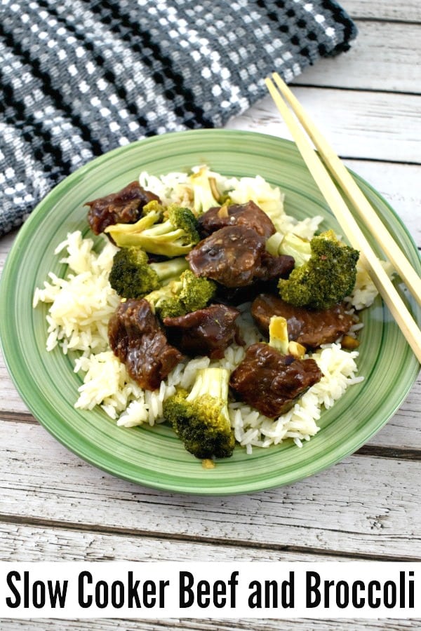 Slow Cooker Beef and Broccoli Recipe #ad Hamilton Beach #SlowCookerB2Sgiveaway