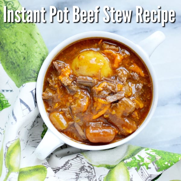 Easy Instant Pot Beef Stew Recipe