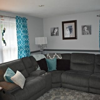 Gray Living Room Remodel