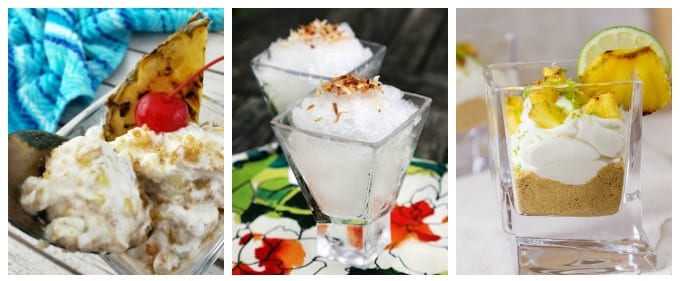 Cook out dessert recipes collage.
