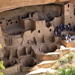 Puebloan Ruins Mesa Verde National Park Colorado