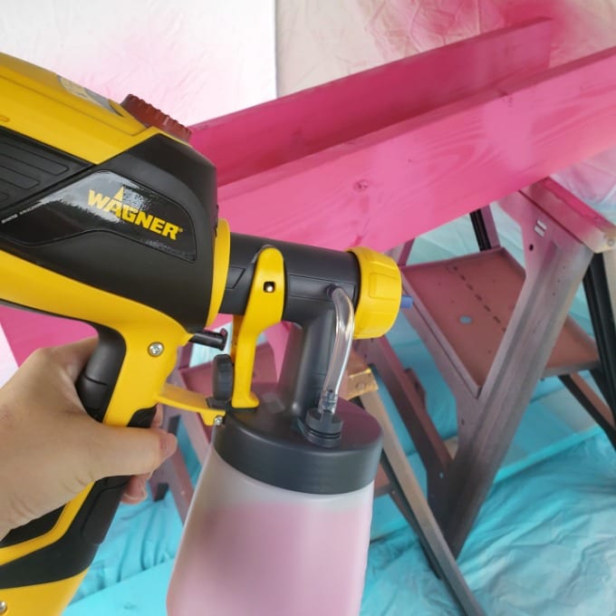 a close up of the Wagner flexio 3000