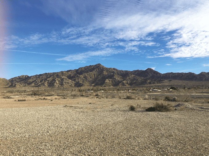 mountain range in Palm Desert