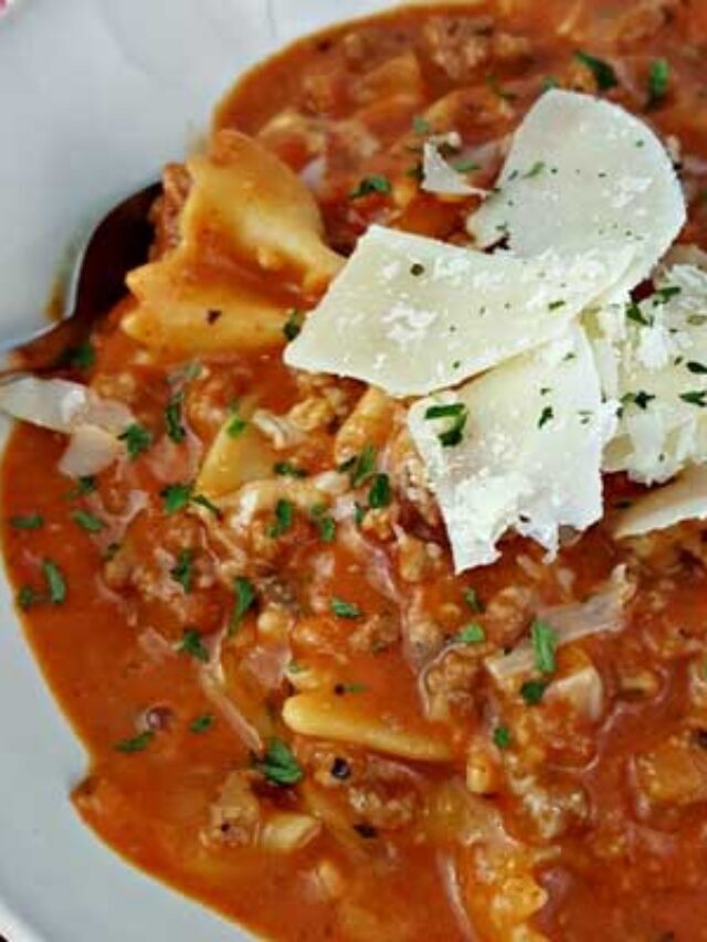 Lasagna Soup Recipe Story