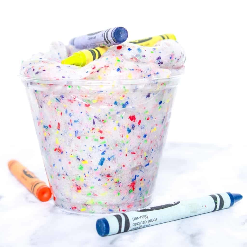 Crayon Slime from Crayons and Cravings. 