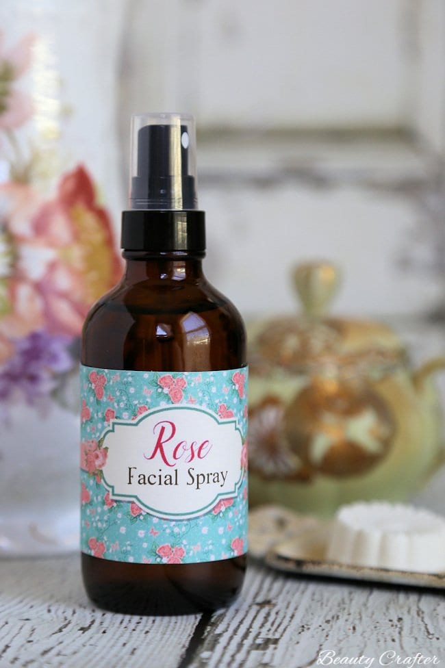 Rose Facial Spray from Beauty Crafter - Homemade Beauty Products