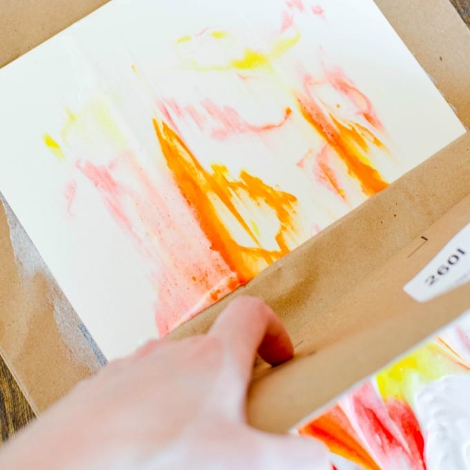 Shaving Cream Painting tutorial