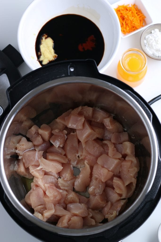 How to make instant pot orange chicken.