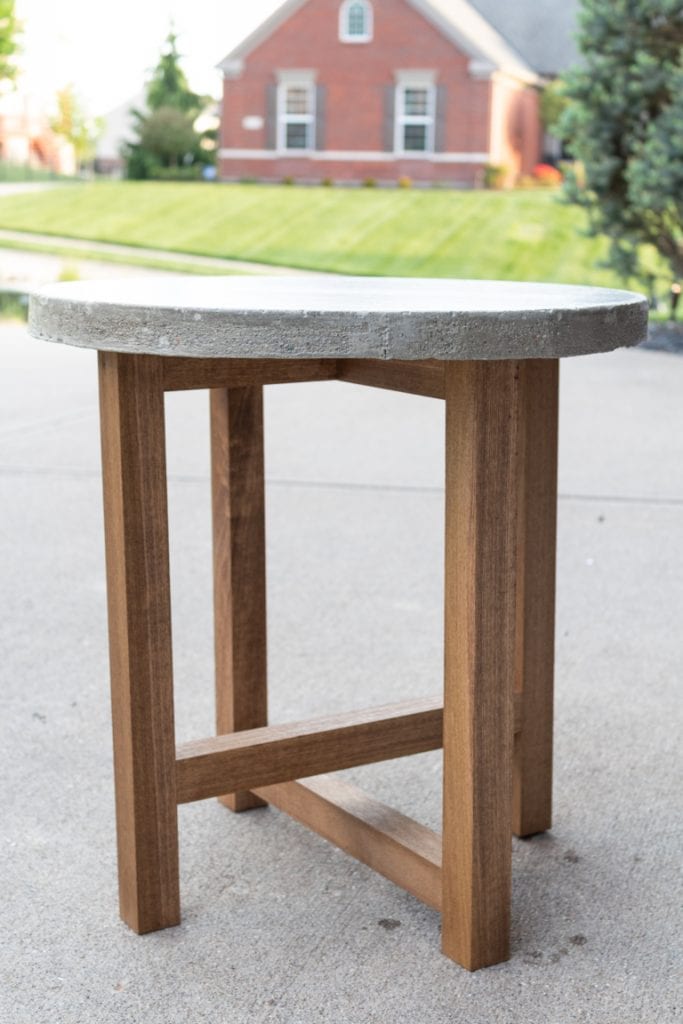 DIY Outdoor Concrete Table from The Lived-In Look.