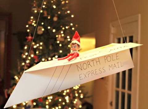 Fun Elf on the Shelf Ideas
North Pole Express Mail, Elf Arrival idea from Busy Kids Happy Mom