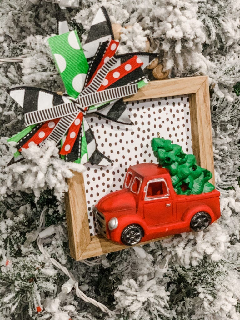 Easy Cheap Christmas Crafts - Christmas Truck Ornament