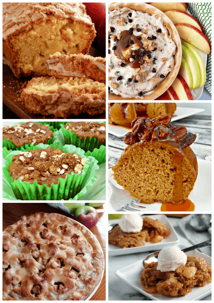 30+ Best Apple Recipes for Fall collage image 
