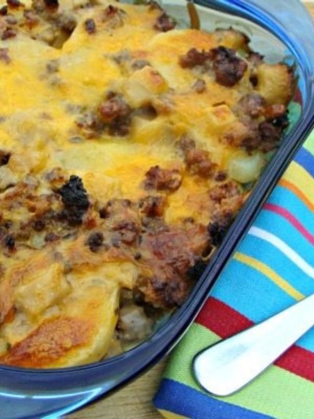 BEST EVER SAUSAGE AND POTATO CASSEROLE STORY