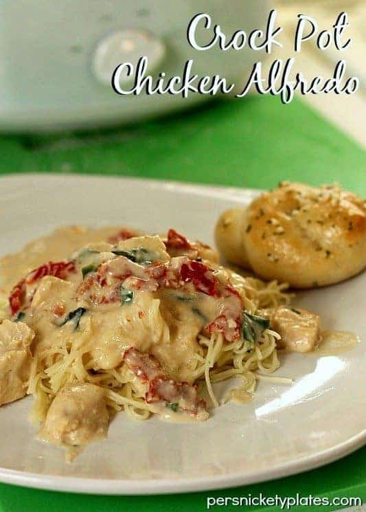 Crock Pot Chicken Alfredo