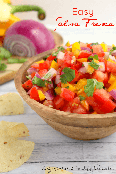 Salsa doesn't get much better than this! Use it to top your favorite Mexican food, or eat it with chips, this salsa is fresh, easy and completely delicious!