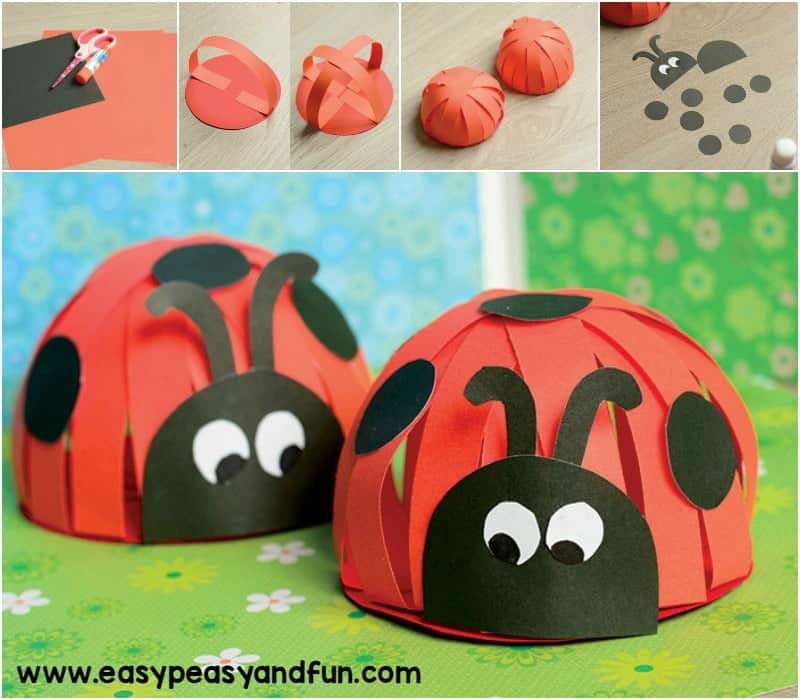 Paper Ladybug Craft