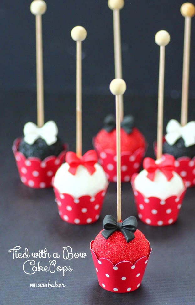 Tied with a Bow Cake Pops