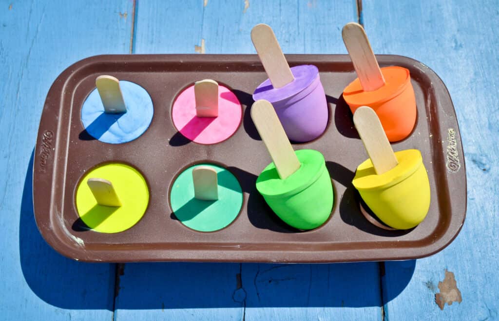 chalk pops - sidewalk chalk in the form of mini popsicles