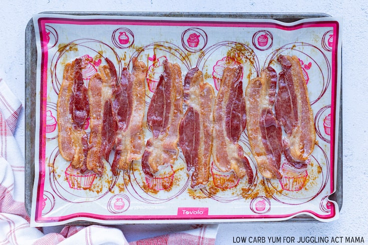 bacon on a sheet pan