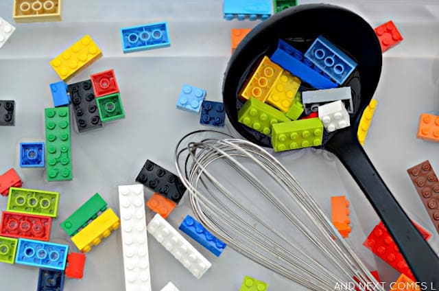 LEGO sensory soup - water play for kids from And Next Comes L LEGO sensory soup - water play for kids from And Next Comes L