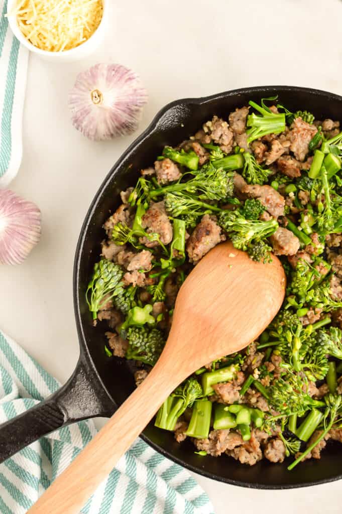 Penne with Sausage and Broccolini 4-1000x1500- process 3
