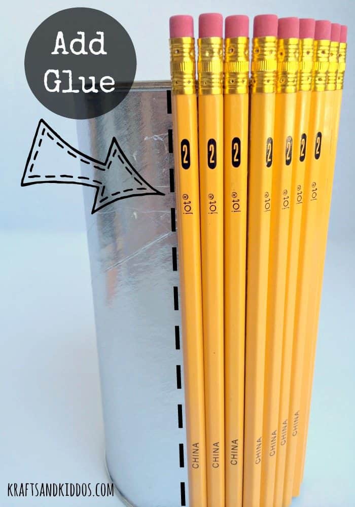 How to make a desk organizer step by step image.