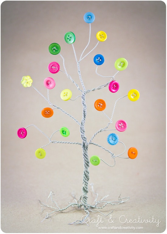 Button tree - by Craft & Creativity