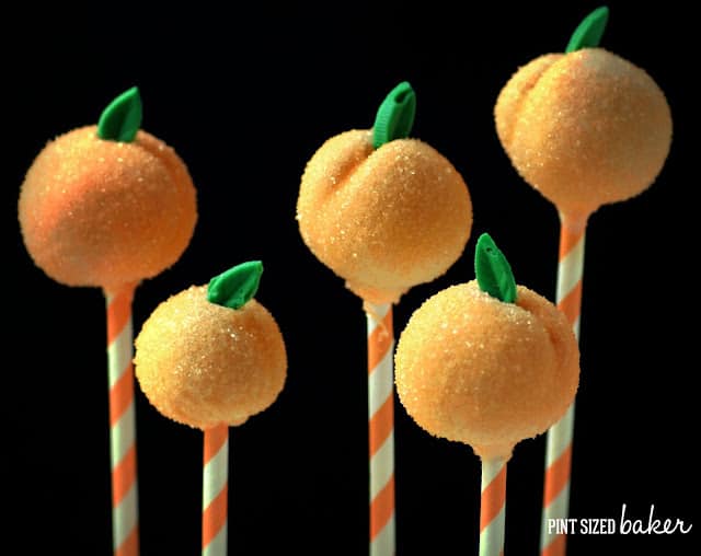 Peach Cake Pops | Pint Sized Baker