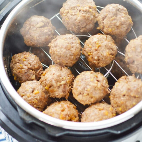Instant Pot Korean Meatballs in an instant pot.