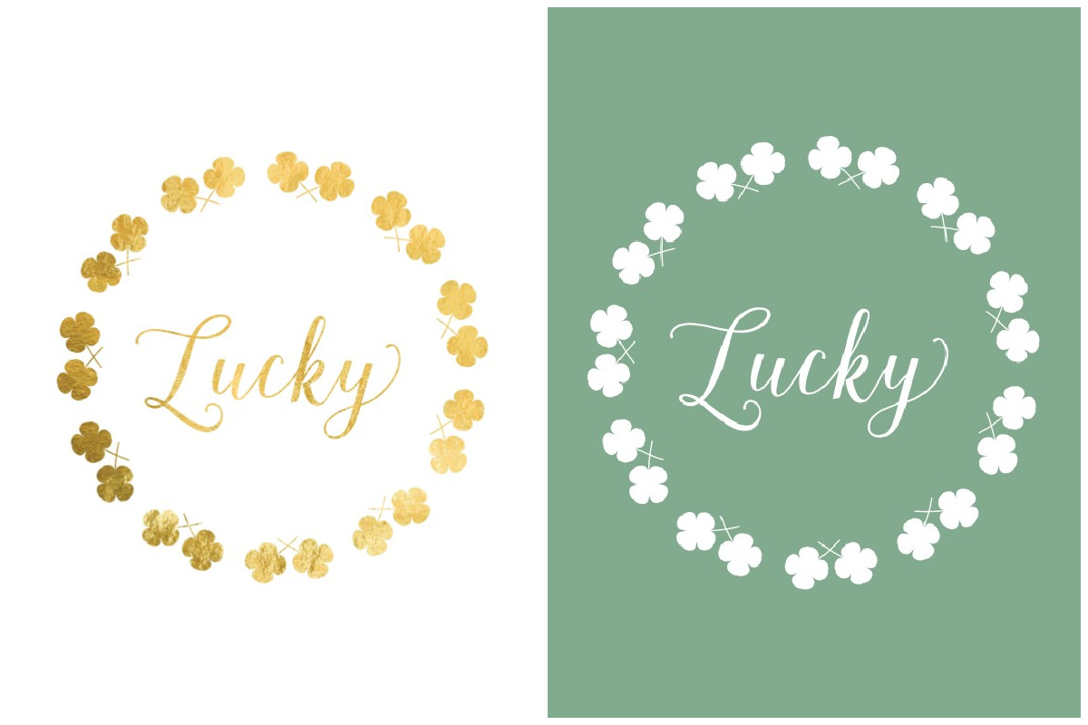 St Patricks Day Lucky Printables collage.