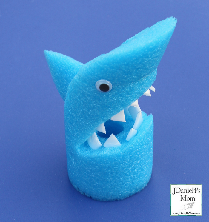 Pool Noodle Shark craft.