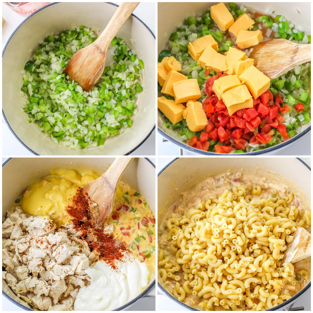 How to Make Ranch Mac and Cheese collage.