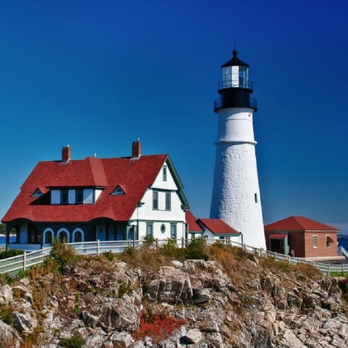 Portland Headlight lighthouse in Maine.
