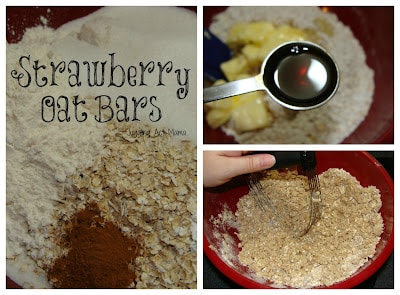Strawberry Oat Bars via Juggling Act Mama