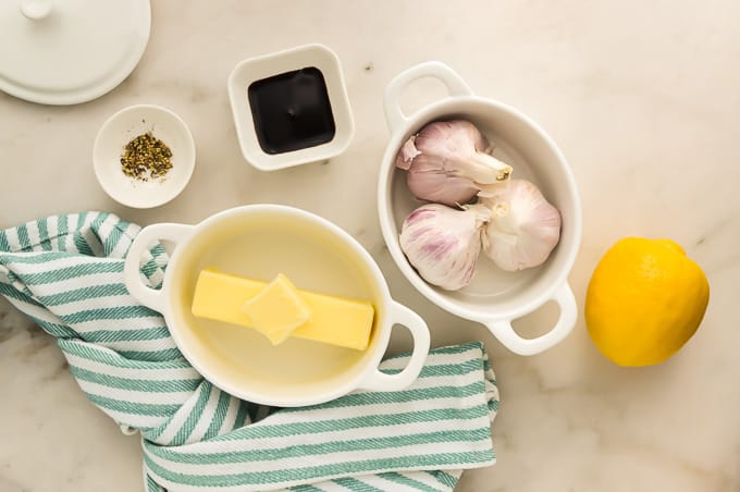 Ingredients to make Benihana Garlic Butter Recipe.
