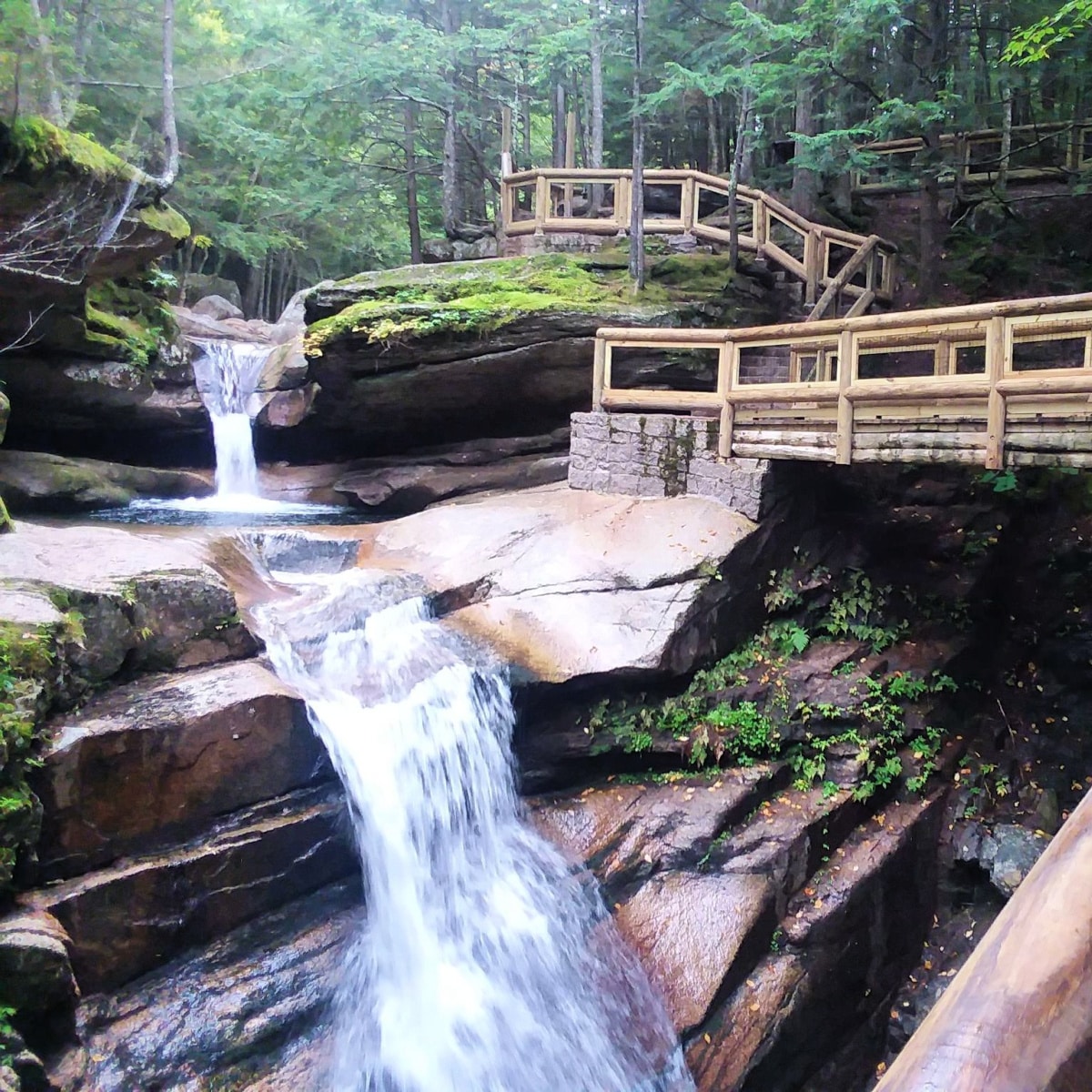 Sabbaday Falls White Mountains NH.