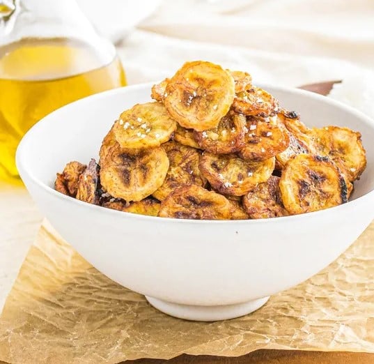 Air Fryer Banana Chips | TropRockin