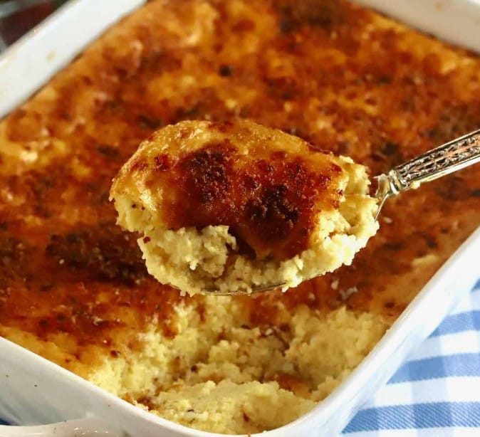 Easy Southern Cheese Grits Casserole from Grits and Pinecones.