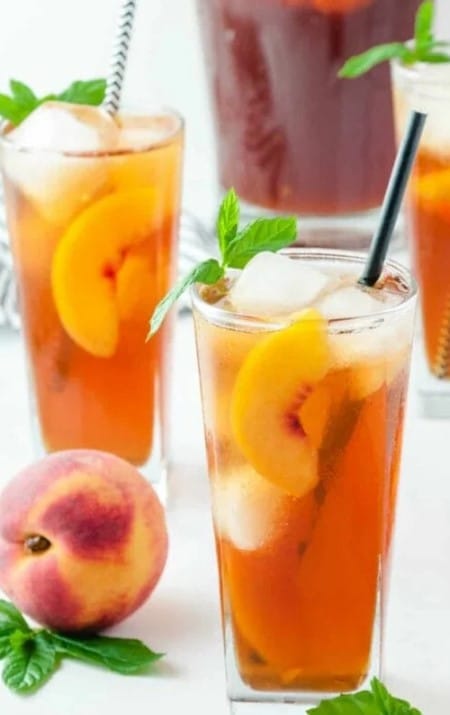 Peach Iced Tea | Princess Pinky Girl