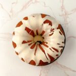 Sweet Potato Bundt Cake with cream cheese glaze.