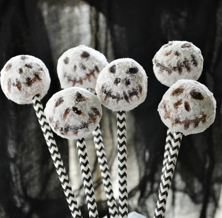 Jack Skellington Donut Pops.