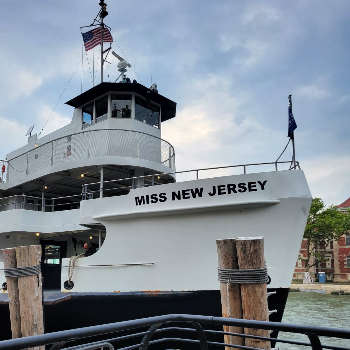 Dock view of Miss New Jersey Ferry.